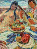 Paul Scorţescu, L'été, ulei pe carton