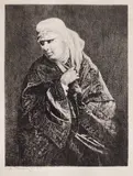 Theodor Aman, Orientală, acvaforte și gravură cu acul