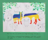 Carmen Acsinte, Cleaning the forest VI, liner și cariocă pe hârtie