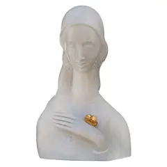 Lucian Smău, Reverie, marmură, bronz