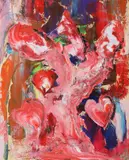 Bogdan Negulescu, The Tree of Love, 2023, acrilic pe pânză