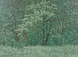 Matei Lazarescu, Poiana Mărului, 1998, ulei pe pânză