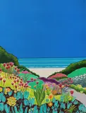 Dana Olteanu, Path to the Sea, 2023, acrilic pe pânză