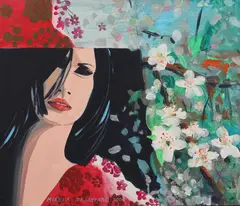 Mirela Trăistaru, Paradis, 2004, ulei pe pânză