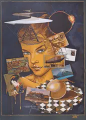Luigi Puiu, You Should Have Known (The Time is Dead), 2022, tuș pe hârtie