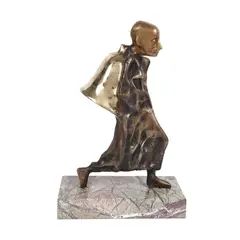 Clopotar by Ion Iancuț, bronz, sold Sep 2023