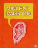 Ion Barbu, I Miss You, acrilic și lemn pe pânză