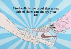 Klemi Uveges, Cinderella, 2023, ulei pe pânză