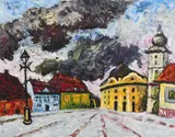 Mihai Sârbulescu, Peisaj din Sibiu