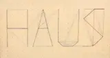 Kurt von Bley, HAUS, 2016, broderie pe hârtie