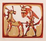 Jules Perahim, Tauromahie, 1977, cromolitografie