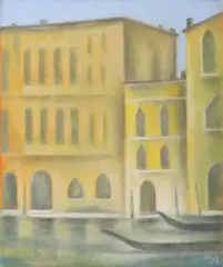 Ion Pantilie, Veneția, 2003, ulei pe pânză
