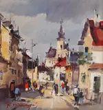 Radu Darânga, Peisaj citadin