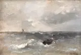 Eugen Voinescu, Mare înspumată, ulei pe pânză