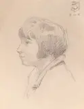 Nicolae Vermont, Micuța Zoe Vermont, creion pe hârtie