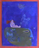 Samy Briss, Deasupra lumii, guașă pe hârtie