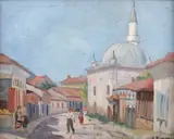 Simion Zaharia, Stradă din Balcic, ulei pe pânză