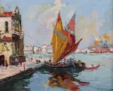 Rudolf Négely, Veneția, ulei pe pânză
