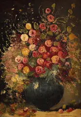 Flori de câmp by Coman Ardeleanu, ulei pe carton, sold Jul 2023