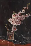 Mişu Teişanu, Crenguță de cireș, 1935, ulei pe lemn