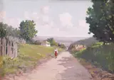 Ion Doboşariu, Drumul spre casă, ulei pe carton