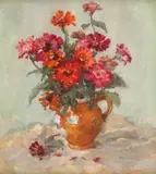 Cârciumărese by Ion (Nică) Murariu, ulei pe pânză, offered Jul 2023