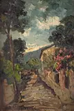 Nicolae Alexandrescu, Peisaj de vară, 1929, ulei pe carton
