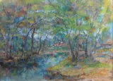 Prin pădure by Gheorghe (Ghiță) Popescu, ulei pe pânză, offered Jul 2023