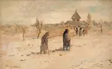 Pan Ioanid, Drumul spre casă, ulei pe carton