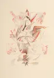 Dan Erceanu, Zodia Capricorn, 1997, ceracolor și accente de cărbune