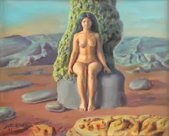 Sabin Bălașa, Stăpâna lumii, 1986, ulei pe pânză