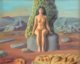 Stăpâna lumii by Sabin Bălașa, 1986, ulei pe pânză, sold Jul 2023