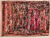 Spectacol de teatru by Magdalena Rădulescu, ulei pe carton, offered Jul 2023