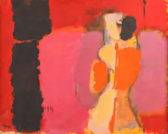 Modelul by Vasile Grigore, ulei pe pânză, offered Jul 2023