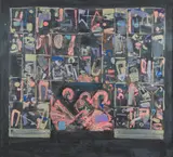 Vasile Raţă, Poartă, 2001, ulei pe pânză