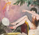 Diana Manole, Party, ulei pe pânză