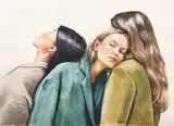 Margarita Bodarev, Fără cuvinte, 2021, acuarelă pe hârtie