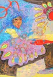Mirela Trăistaru, Mască venețiană, 1999, ulei pe pânză