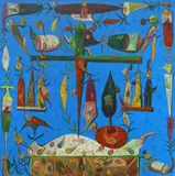 Balanță by Ștefan Pelmuș, 2007, ulei pe pânză, sold Jul 2023