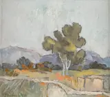 Traian Brădean, Peisaj de vară, 1989, ulei pe pânză