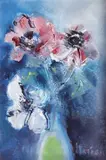 Margareta Sterian, Anemone, ulei pe carton