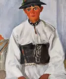Ștefan Constantinescu, Fecior din Oaș, 1926, ulei pe pânză lipită pe carton