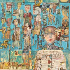 Georgeta Năpăruș, Vis nevinovat, 1984, ulei pe pânză