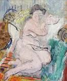 Alexandru Ciucurencu, Nud pe canapea