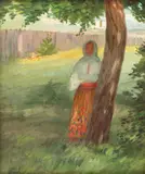 Țărăncuță by Kimon Loghi, ulei pe pânză, offered Jun 2023