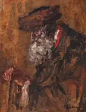 Evreu din Iași by Octav Băncilă, ulei pe pânză, sold Jun 2023
