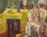 Alexandru Istrati, Modelul, ulei pe carton
