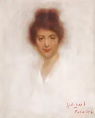 Ionel Ioanid, Soția artistului, 1917, ulei pe pânză