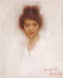 Ionel Ioanid, Soția artistului, 1917, ulei pe pânză