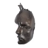 Vlad Basarab, Autoportret cu umbră, 2001, bronz